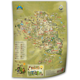 Nagyméretű Székelyföld turisztikai értéktérkép